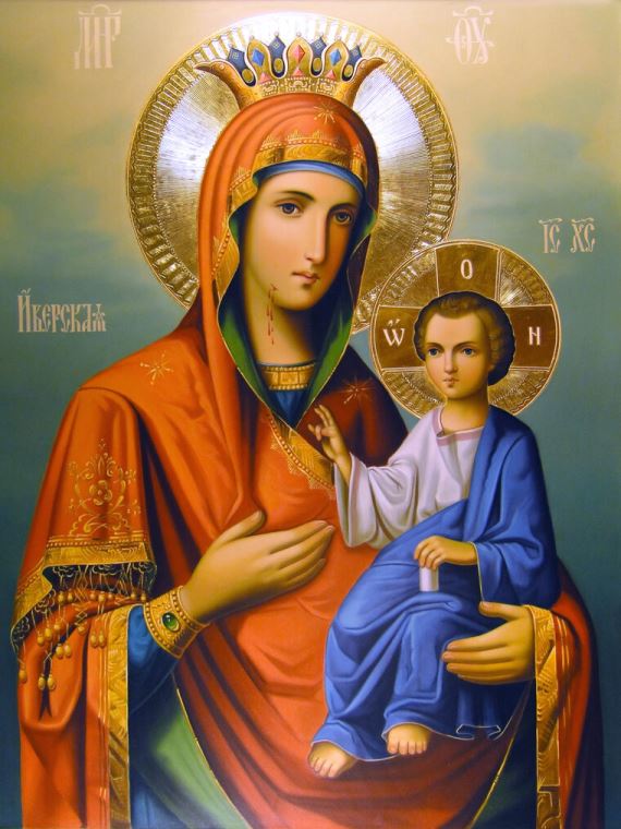 Reproduction paintings Iveron icon of the mother of God