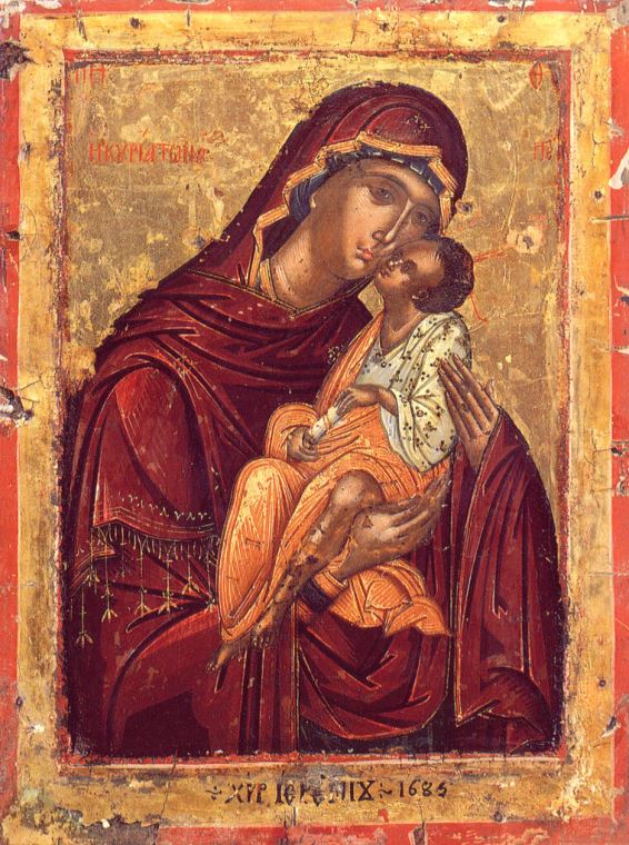 Картины The icon of the sweet kiss