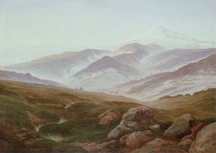 Reproduction paintings Riesengebirge (Caspar David Friedrich)