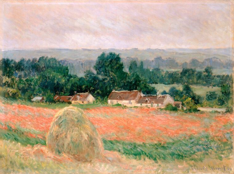 Репродукции картин Haystack at Giverny (Claude Monet)