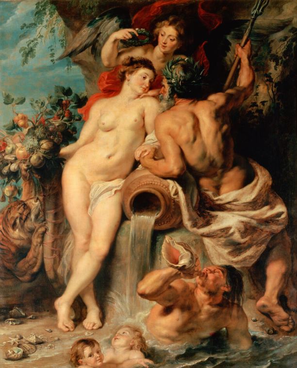 Репродукции картин The Union of Earth and Water (Peter Paul Rubens)
