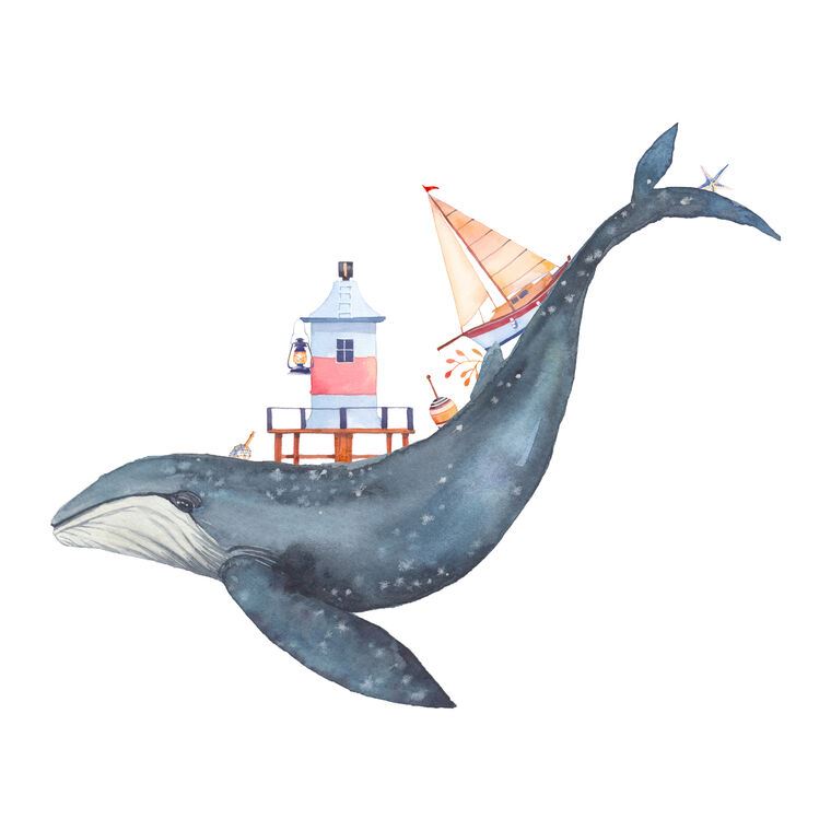 Купить и печать на заказ Картины Сказочный кит