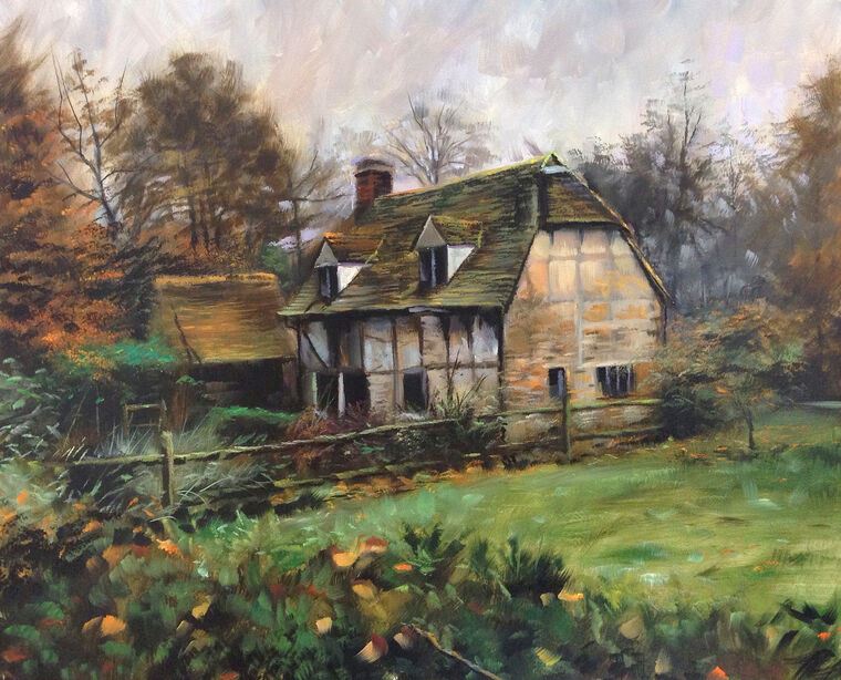 Картины Beautiful English cottage