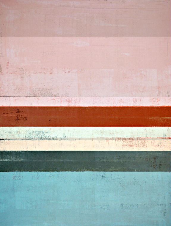 Репродукции картин Abstraction from strips of pink and blue