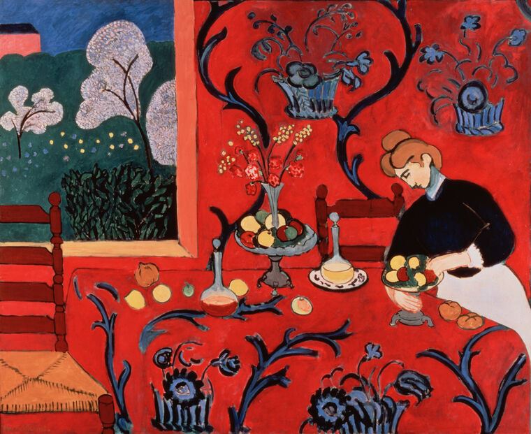 Reproductions of paintings The red room (Matisse)