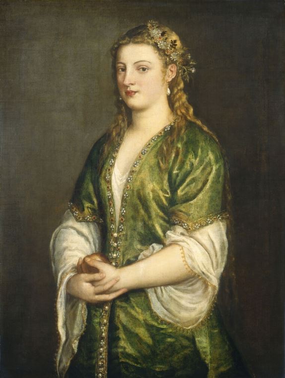 Reproduction paintings Portrait of a lady (Titian)