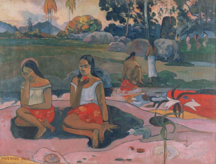 Репродукции картин Wonderful source (Paul Gauguin)
