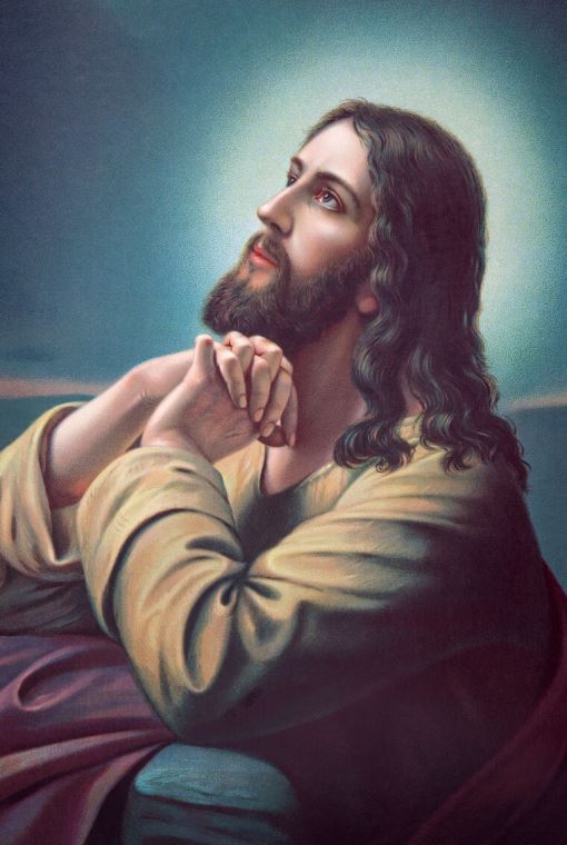 Paintings on plastic, foam cardboard The prayer of Jesus (Lindberg nineteenth century) Paintings on plastic, foam cardboard The prayer of Jesus (Lindberg nineteenth century)