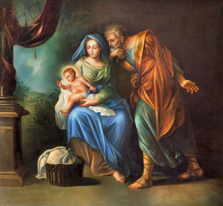 Репродукции картин The Holy family (Iglesia Santo Angel XVIII)