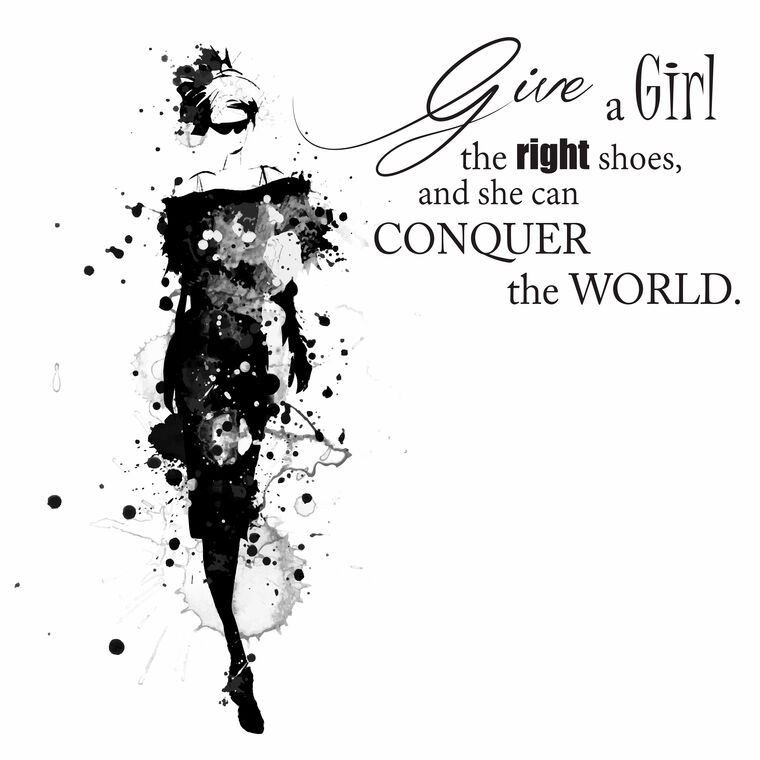 Репродукции картин Series collage with pictures and text fashion_1