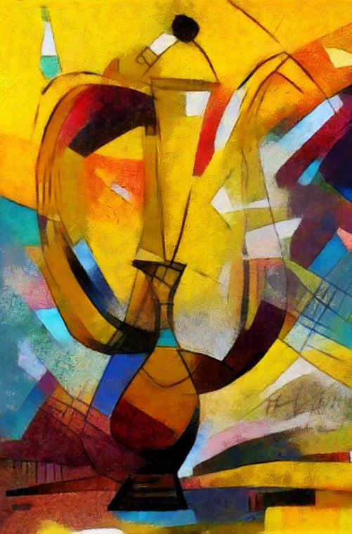 Репродукции картин A series of pastel painting in explanation Пикассо_4