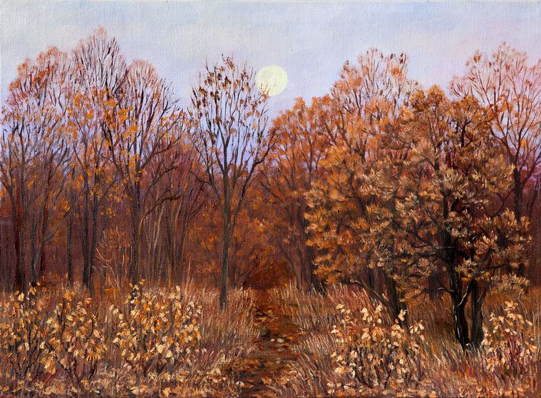 Репродукции картин Autumn forest