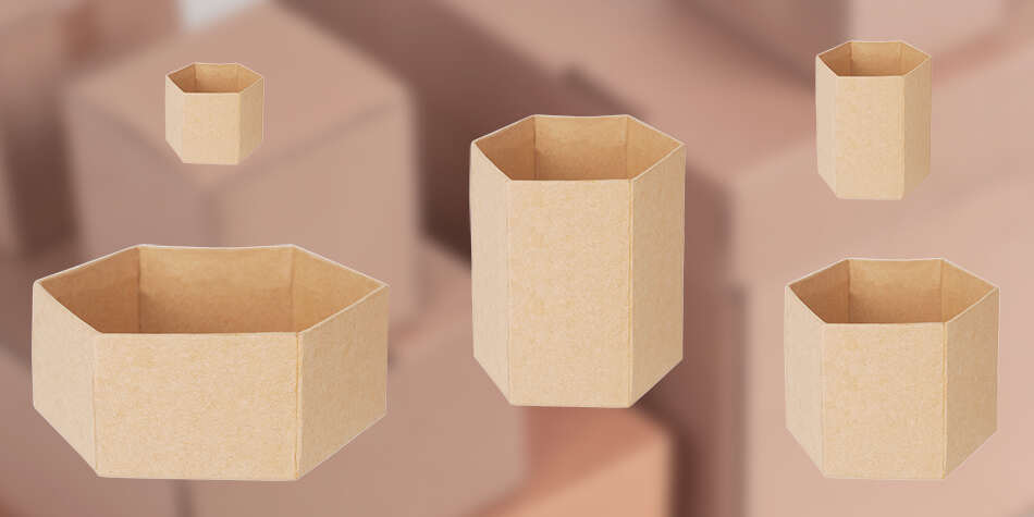Картонные шестигранные коробки - индивидуальный заказ по доступным ценам