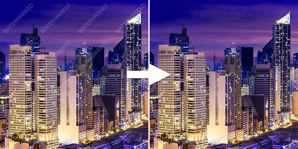 Удалить водяные знаки с фото