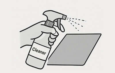 1. Обезжирьте поверхность