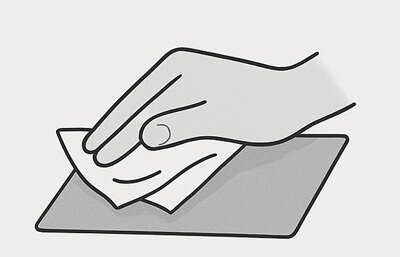 2. Протрите насухо