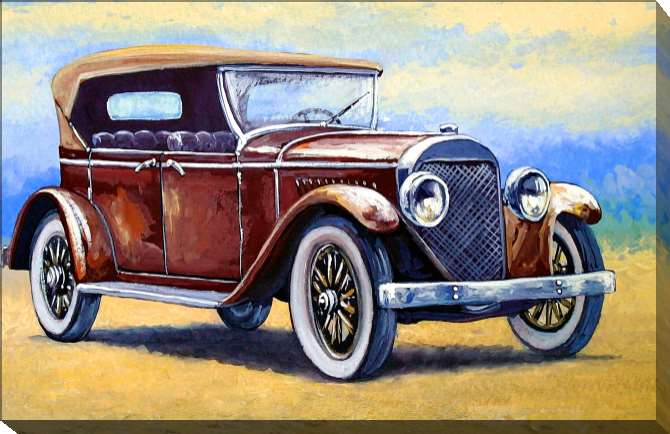 Paintings on canvas Series retro машина_6