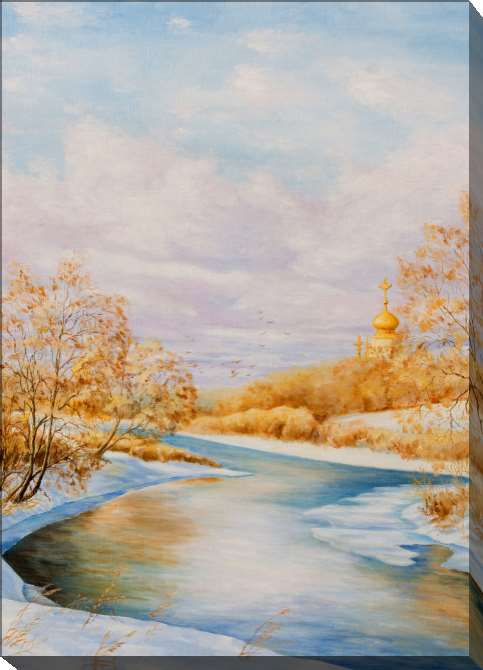 Paintings on canvas Series quiet природа_8