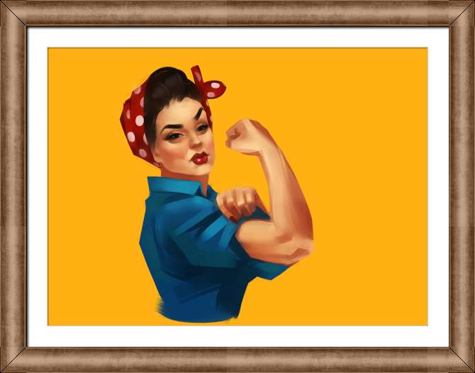 Купить и печать на заказ Картины на холсте Сила и красота