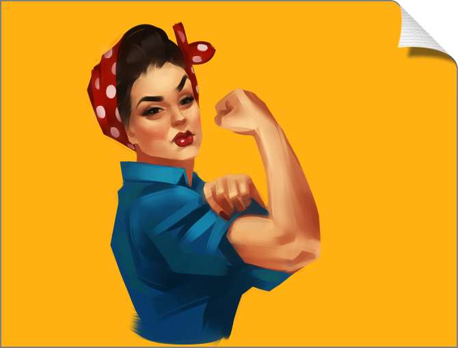 Купить и печать на заказ Картины на холсте Сила и красота