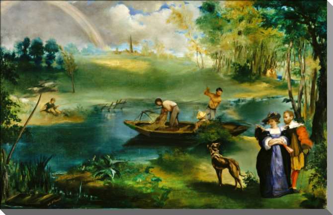 Картины на пластике, пеноркартоне Рыбалка