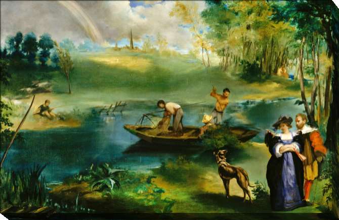 Paintings on canvas Fishing
