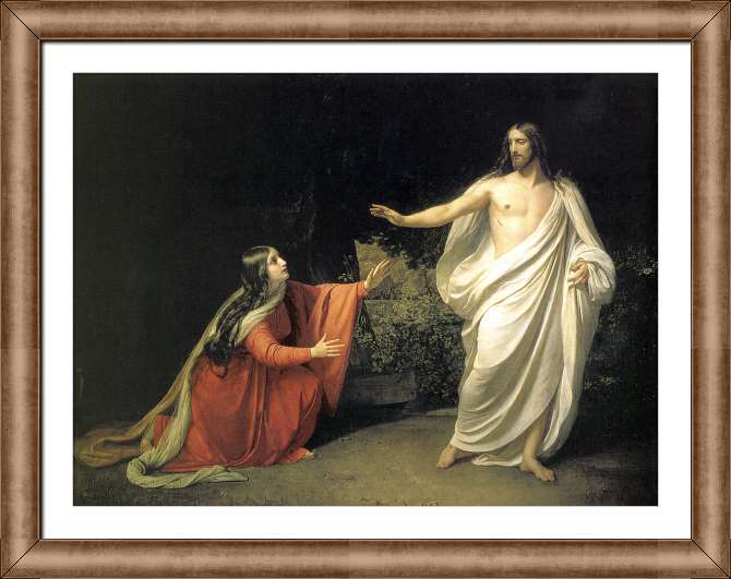 Картины на холсте Явление воскресшего Христа Марии Магдалине