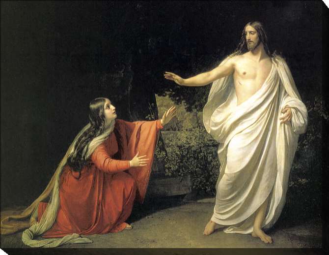 Paintings on canvas The Appearance of the Risen Christ to Mary Magdalene