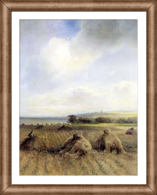 Картины на холсте К концу лета на Волге