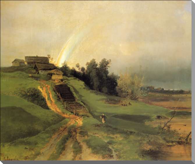 Картины на пластике, пеноркартоне Радуга