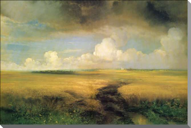 Картины на пластике, пеноркартоне Рожь