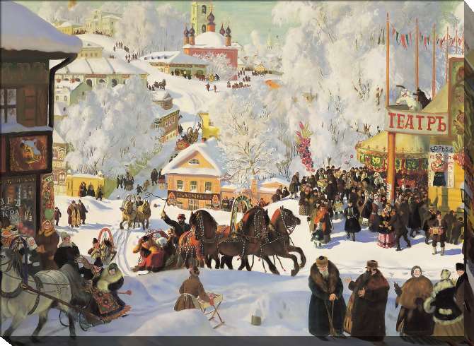 Paintings on canvas Pancake day