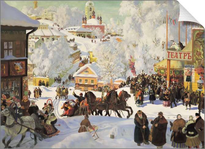 Картины на холсте Масленица