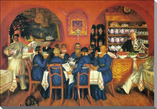 Картины на пластике, пеноркартоне Московский трактир