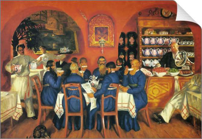 Картины на холсте Московский трактир