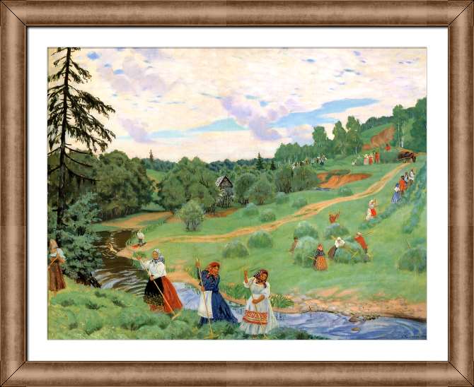 Картины на холсте Сенокос