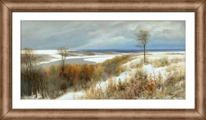 Картины на холсте Ранний снег