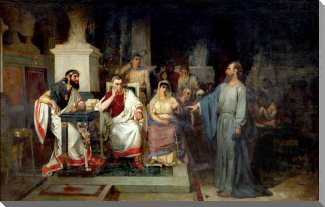 Картины на пластике, пеноркартоне Апостол Павел объясняет догматы веры