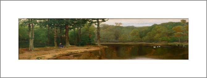 Картины, фото с паспарту Затишье