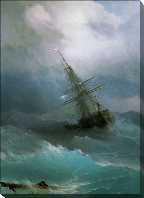 Paintings on canvas The storm
