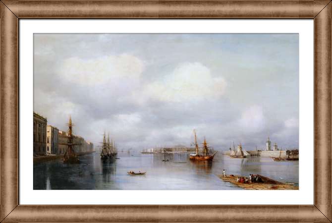 Картины на холсте Вид Петербурга