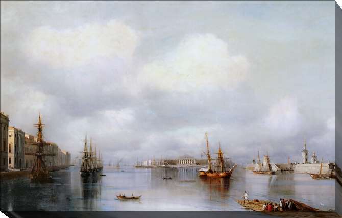 Paintings on canvas View of St. Petersburg