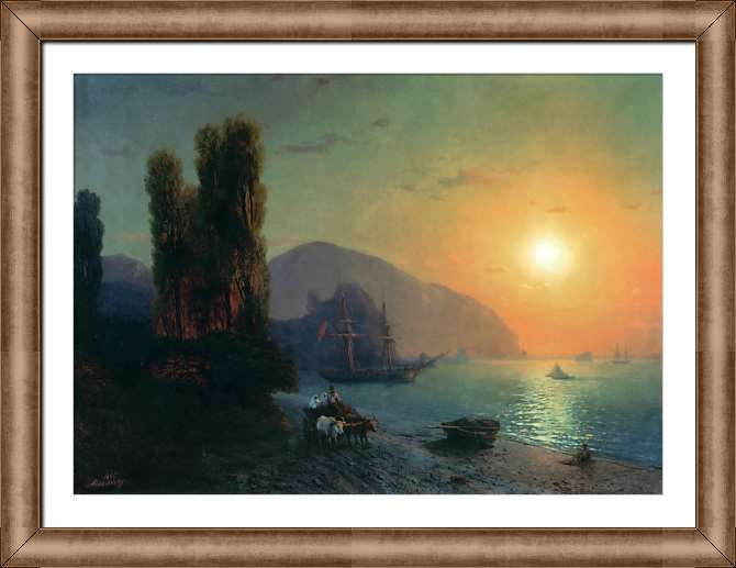 Картины на холсте Крымский вид. Аю-даг