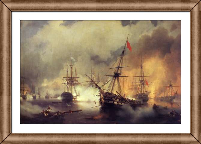 Картины на холсте Наварринский бой