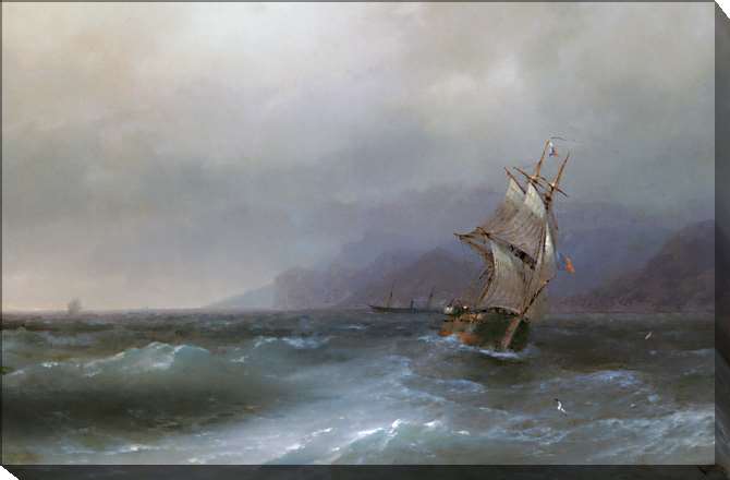Paintings on canvas Sailboat at sea