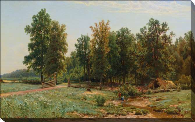 Paintings on canvas On the outskirts of the oak forest