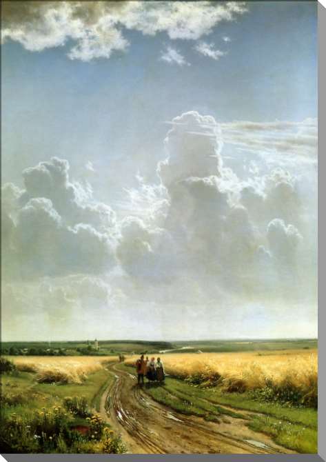 Картины на пластике, пеноркартоне Полдень. В окрестностях Москвы