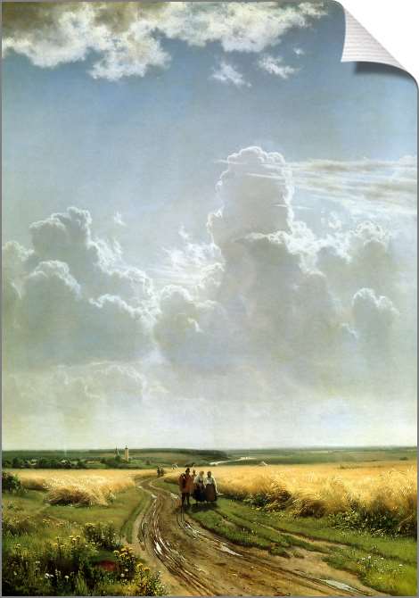 Картины на холсте Полдень. В окрестностях Москвы