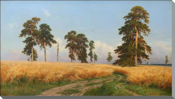 Картины на пластике, пеноркартоне Рожь