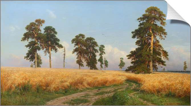 Картины на холсте Рожь